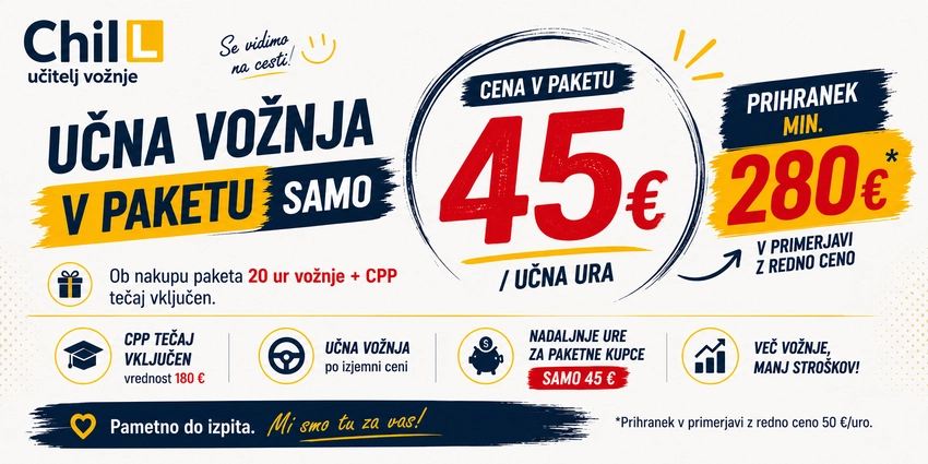 Ura v paketu samo 45 €
